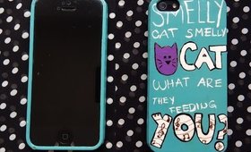 DIY Smelly Cat CellPhone Case |Phoebe Buffay Inspired