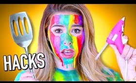 WEIRD Viral beauty hacks and Instagram trends tested!