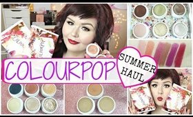 Colourpop Cosmetics Summer Haul & Swatches