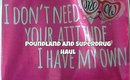 Poundland and Superdrug Haul