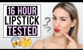 $7 LIPSTICK THAT LASTS 16 HOURS?! | TESTED | JamiePaigeBeauty