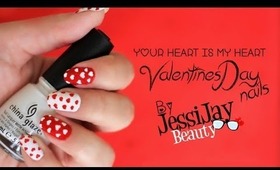 ♥ Easy Way To Create Hearts On Your Nails ♥