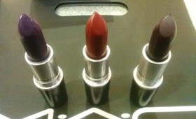 PUNK COUTURE BY MAC LIPSTICK COLLECTION HAUL WITH SWATCHES