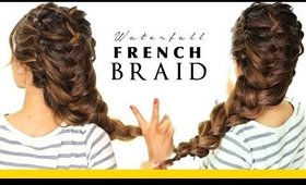 WATERFALL Braids Linked ELSA BRAID Hairstyle | Updo Hairstyles