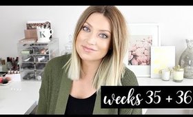 Twin Pregnancy Vlog Weeks 35 + 36: High Chairs and Last Update | Kendra Atkins