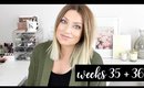 Twin Pregnancy Vlog Weeks 35 + 36: High Chairs and Last Update | Kendra Atkins