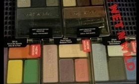 **NEW FINDS** WET N WILD COLORICON 5 PAN EYESHADOW PALETTES (WITH SWATCHES)