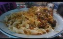 Creamy chicken over noodles part 1 #cooking
