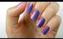 Radiant Orchid Nails: No tools needed!