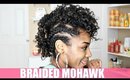 Braided Mohawk Natural Hairstyle