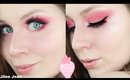 Colourpop Strawberry Shake Eyeshadow Palette Pink Makeup Tutorial | Lillee Jean
