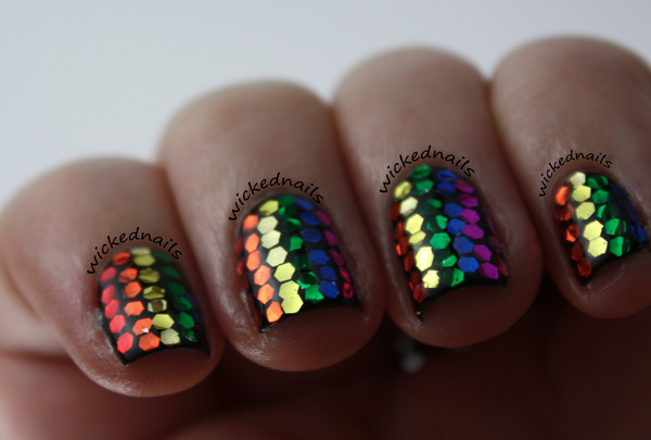 Rainbow Glitter Placement 2 | Rylee W.'s Photo | Beautylish