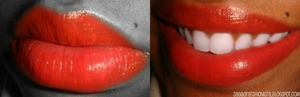 I love the orange lip trend! 