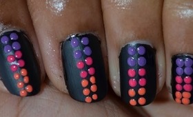 3D Dots Nail Art