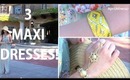 ✿ MAXI DRESSES, 3 STYLES! Karmaloop, Kate Spade, Michael Kors, Dolce Vita ✿