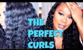 PERFECT CURLS!! CURLY HAIR ROUTINE FT LONGQI HAIR