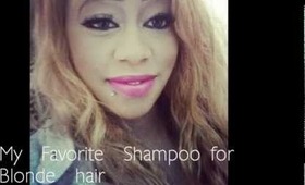 MY Favorite  Shampoo  For  Blonde   Hair