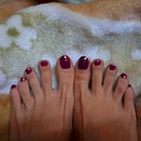 Just painted my nails. :)