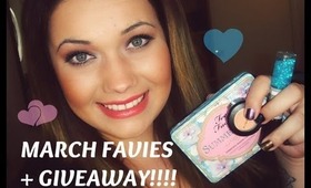 March Favies + GIVEAWAY # 2