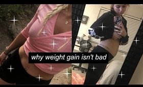 how to deal with weight gain | my struggles + loving yourself