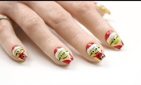 CHRISTMAS MINIONS GEL NAIL TUTORIAL