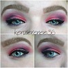 Red and Purple Eye Look