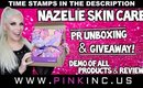 Nazelie Skin Care #WOW! | PR Unboxing & GIVEAWAY!! | Demo of all Products & Review | Tanya Feifel