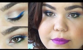 #MAKEUP: DELINEADO AZUL  | kittypinky