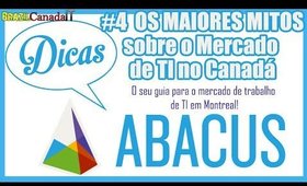 MAIORES MITOS sobre o MERCADO de TI no CANADÁ -  Dicas Abacus #4