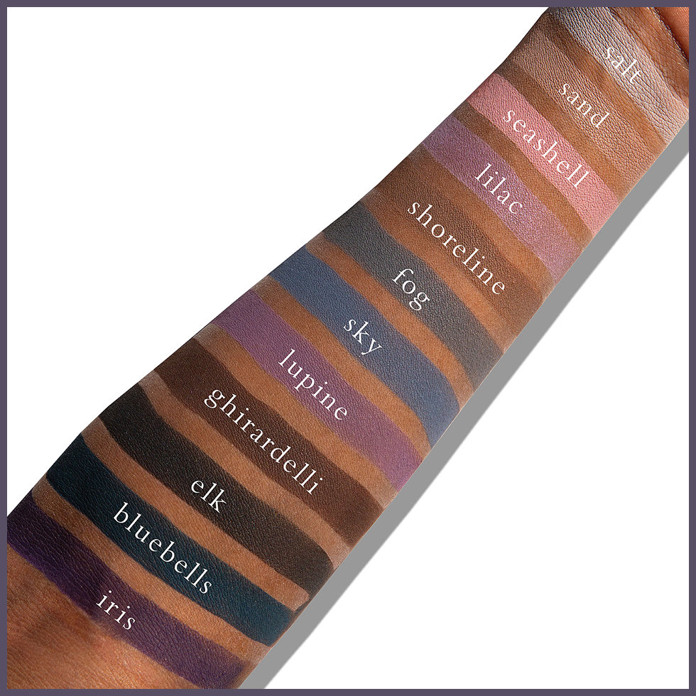 Viseart's Petites Mattes in Cool Swatches (Deep)