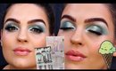 Turquoise Mint Chocolate Chip Inspired Makeup | NEW MODA BRUSH ICE CREAM COLLECTION