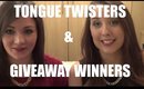 TONGUE TWISTERS & GIVEAWAY WINNERS! | BeautyCreep