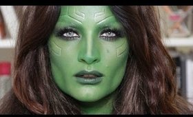 GAMORA 'Guardians of the Galaxy' Halloween Makeup