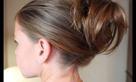 Hairstyles for Beginners: Easy Clip Updo Hairstyle