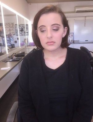 This was the first makeup look I did in the Diploma Of Screen And Media, a daytime makeup.