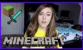 Playing Minecraft BLINDFOLDED | InTheMix | Caitlyn