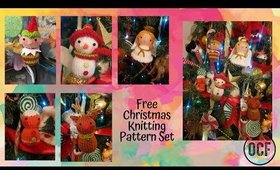 Free Christmas Tree Cute Ornament Knitting Patterns - Merry Christmas