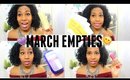March Empties | Hair Bath Skincare