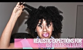 Realistic Expectations for 4C (Coarse) Hair