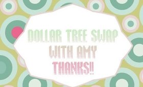 Dollar Tree Swap with Amy! Thank you! [PrettyThingsRock]