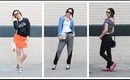 Spring lookbook, 3 outfits