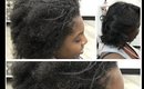 How to Silk Press 4C Heat damaged hair!
