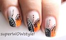 Abstract Neon French Tip - French Manicure Nail Designs Tutorial