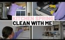 KITCHEN SPRING CLEAN WITH ME 2020 UK | CLEANING MOTIVATION PART 1