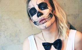Halloween Makeup Tutorial: Lady Gaga Skeleton