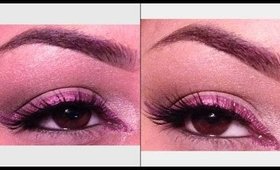 Neutral Glam With Plum Eyeliner Eyeshadow Tutorial