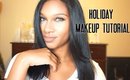 Holiday Makeup Tutorial | Smokey Olive Greens | Adriana C