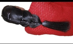 How To Do Cascading french fishtail braid : For Long To Medium Black Hair