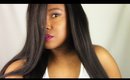 100% Brazilian Human Hair Yaki Straight | Lace Front Wig | Mofain Hair