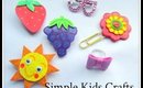 Simple kids craft - craft foam accessories and planner book mark